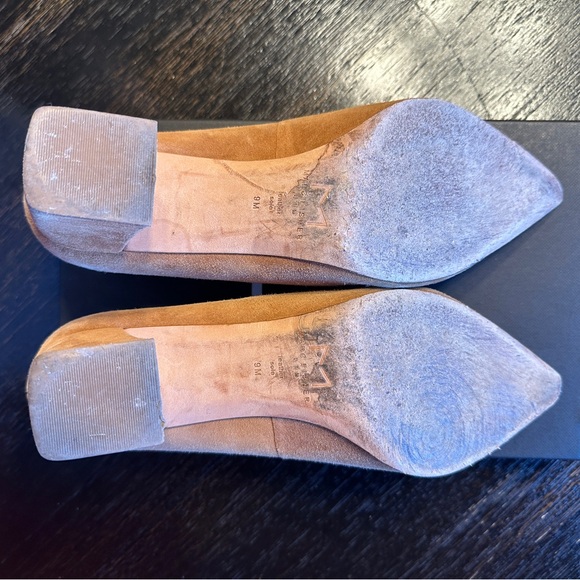 Marc Fisher Zala Pump Size 9 Medium Tan Camel Brown - Picture 3 of 5